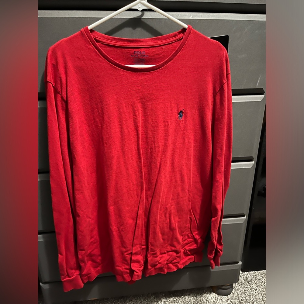 Polo Ralph Lauren Red Long sleeve T-shirt